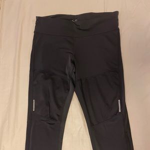 Reflective long athletic leggings